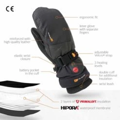 30seven Heated Extra Warm Waterproof Mittens -Hestra Clothing Store 30seven heated extra warm waterproof mittens 109