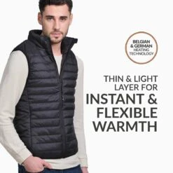 30seven Mens Heated Regular Fit Sleeveless Vest -Hestra Clothing Store 30seven men s heated regular fit sleeveless vest 115