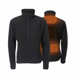30seven Mens Heated Softshell Regular Fit Jacket With Extra Warm Fleece Lining - 5 Volt