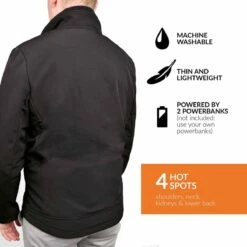 30seven Mens Heated Softshell Regular Fit Jacket With Extra Warm Fleece Lining - 5 Volt -Hestra Clothing Store 30seven men s heated softshell regular fit jacket with extra warm fleece lining 5 volt 103