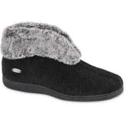 Acorn Womens Faux Fur Chinchilla Booties