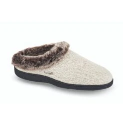 Acorn Womens Faux Fur Chinchilla Ragg Slippers