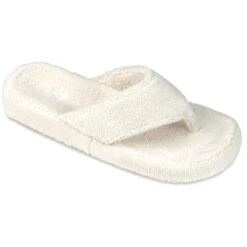 ACORN Womens Spa Thong Slippers - Natural 9 ACORN Womens Spa Thong Slippers - Natural -Hestra Clothing Store acorn women s spa thong slippers natural 106