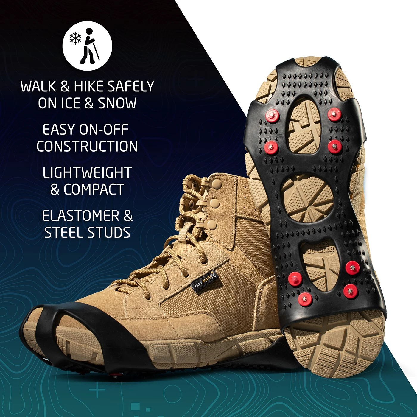 Action Traction Original Ice Cleats For Shoes 10 Action Traction Original Ice Cleats For Shoes - Image 8