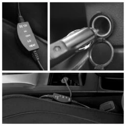 ActionHeat 12V Luxury Heated Car Seat Cushion -Hestra Clothing Store actionheat 12v luxury heated car seat cushion black 97