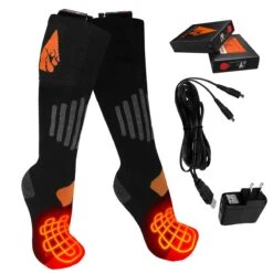 ActionHeat 3V Wool Rechargeable Battery Heated Socks 1.0 -Hestra Clothing Store actionheat 3 7v rechargeable battery heated socks wool 191
