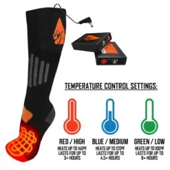 ActionHeat 3V Wool Rechargeable Battery Heated Socks 1.0 -Hestra Clothing Store actionheat 3 7v rechargeable battery heated socks wool 194