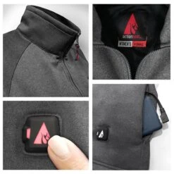 ActionHeat 5V Womens 1/2 Zip Pullover Battery Heated Shirt 16 ActionHeat 5V Womens 1/2 Zip Pullover Battery Heated Shirt -Hestra Clothing Store actionheat 5v battery heated 1 2 zip pullover shirt women s 264