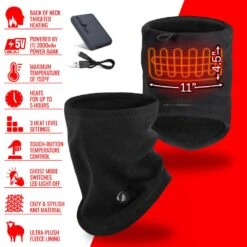 ActionHeat 5V Battery Heated Fleece Gaiter -Hestra Clothing Store actionheat 5v battery heated fleece gaiter 14