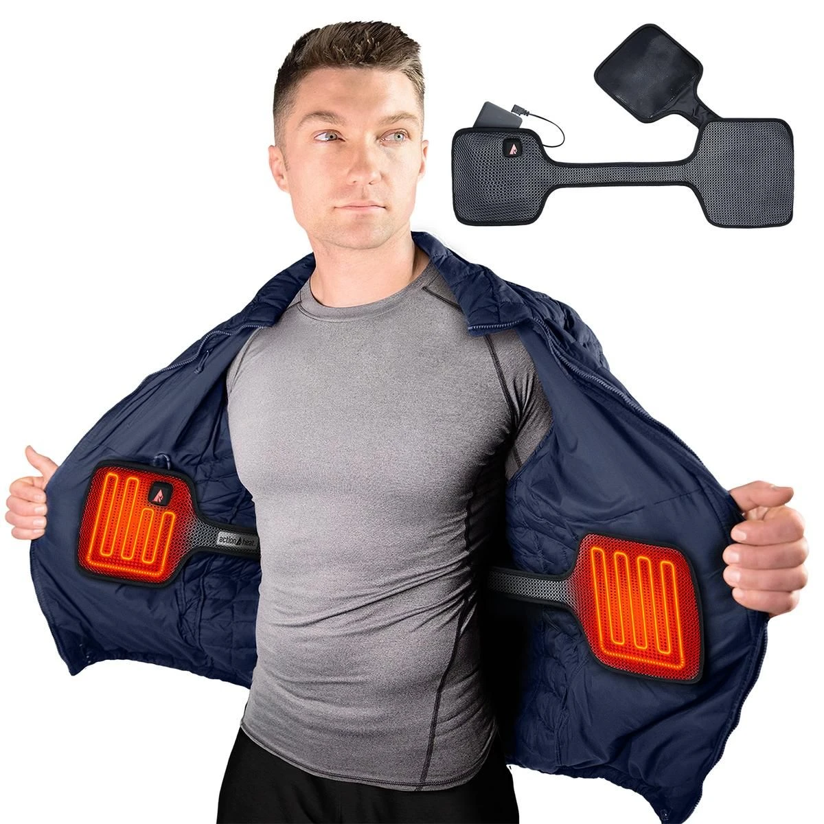 ActionHeat 5V Battery Heated Jacket Insert 3 ActionHeat 5V Battery Heated Jacket Insert