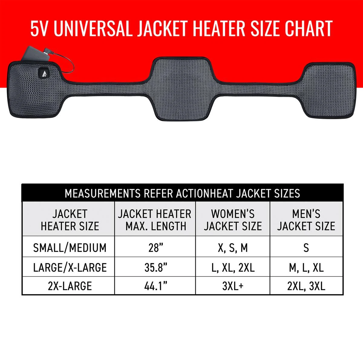 ActionHeat 5V Battery Heated Jacket Insert 8 ActionHeat 5V Battery Heated Jacket Insert - Image 6