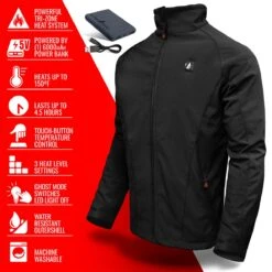 ActionHeat 5V Mens Softshell Battery Heated Jacket -Hestra Clothing Store actionheat 5v heated jacket 401
