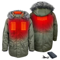 ActionHeat 5V Mens Battery Heated Parka Jacket -Hestra Clothing Store actionheat 5v men s battery heated parka jacket 12