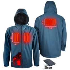 ActionHeat 5V Mens Battery Heated Rain Jacket -Hestra Clothing Store actionheat 5v men s battery heated rain jacket 8