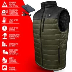 ActionHeat 5V Mens Pocono Insulated Puffer Heated Vest -Hestra Clothing Store actionheat 5v men s pocono insulated puffer heated vest 30