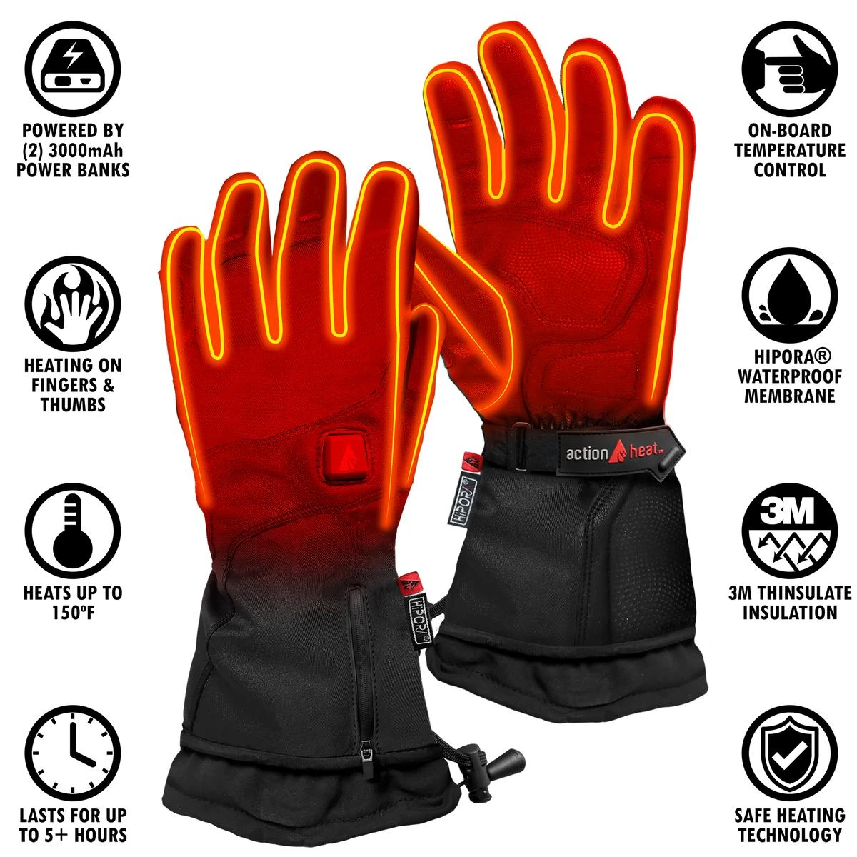 ActionHeat 5V Mens Premium Heated Gloves 11 ActionHeat 5V Mens Premium Heated Gloves - Image 9