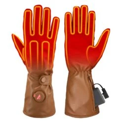 ActionHeat 5V Womens Battery Heated Leather Dress Glove