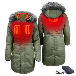 ActionHeat 5V Womens Battery Heated Parka Jacket -Hestra Clothing Store actionheat 5v women s battery heated parka jacket 12