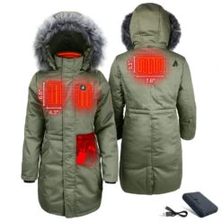 ActionHeat 5V Womens Battery Heated Parka Jacket -Hestra Clothing Store actionheat 5v women s battery heated parka jacket 8