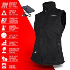 ActionHeat 5V Womens Performance Fleece Battery Heated Vest -Hestra Clothing Store actionheat 5v women s performance fleece battery heated vest 41