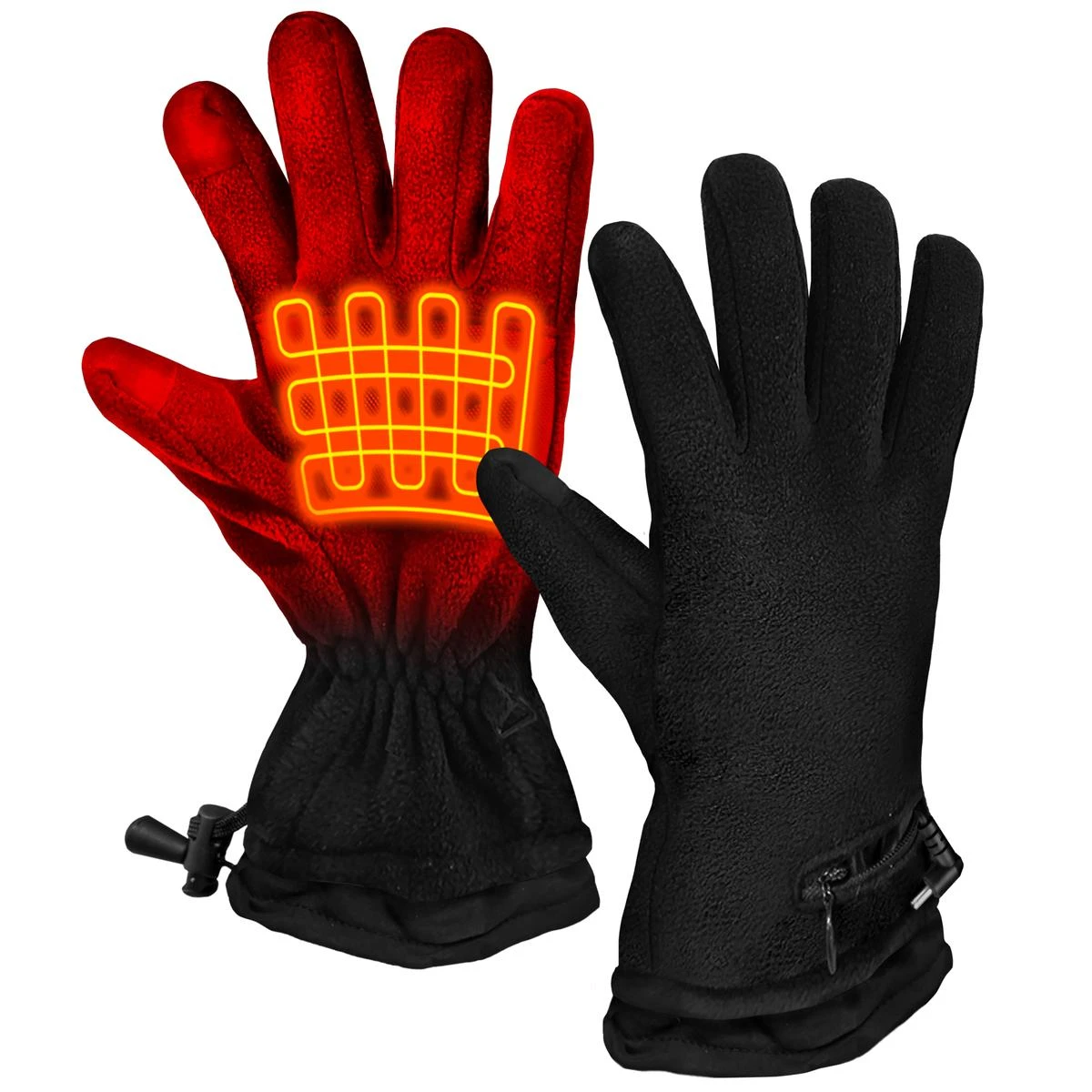 ActionHeat AA Battery Heated Fleece Gloves 5 ActionHeat AA Battery Heated Fleece Gloves - Image 3