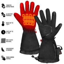 ActionHeat AA Mens Fleece Heated Gloves 2.0 -Hestra Clothing Store actionheat aa men s fleece heated gloves 2 0 123