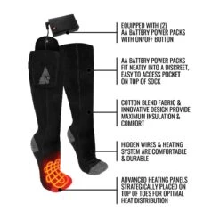 ActionHeat AA Classic Battery Heated Socks 15 ActionHeat AA Classic Battery Heated Socks -Hestra Clothing Store actionheat classic aa battery heated socks 164
