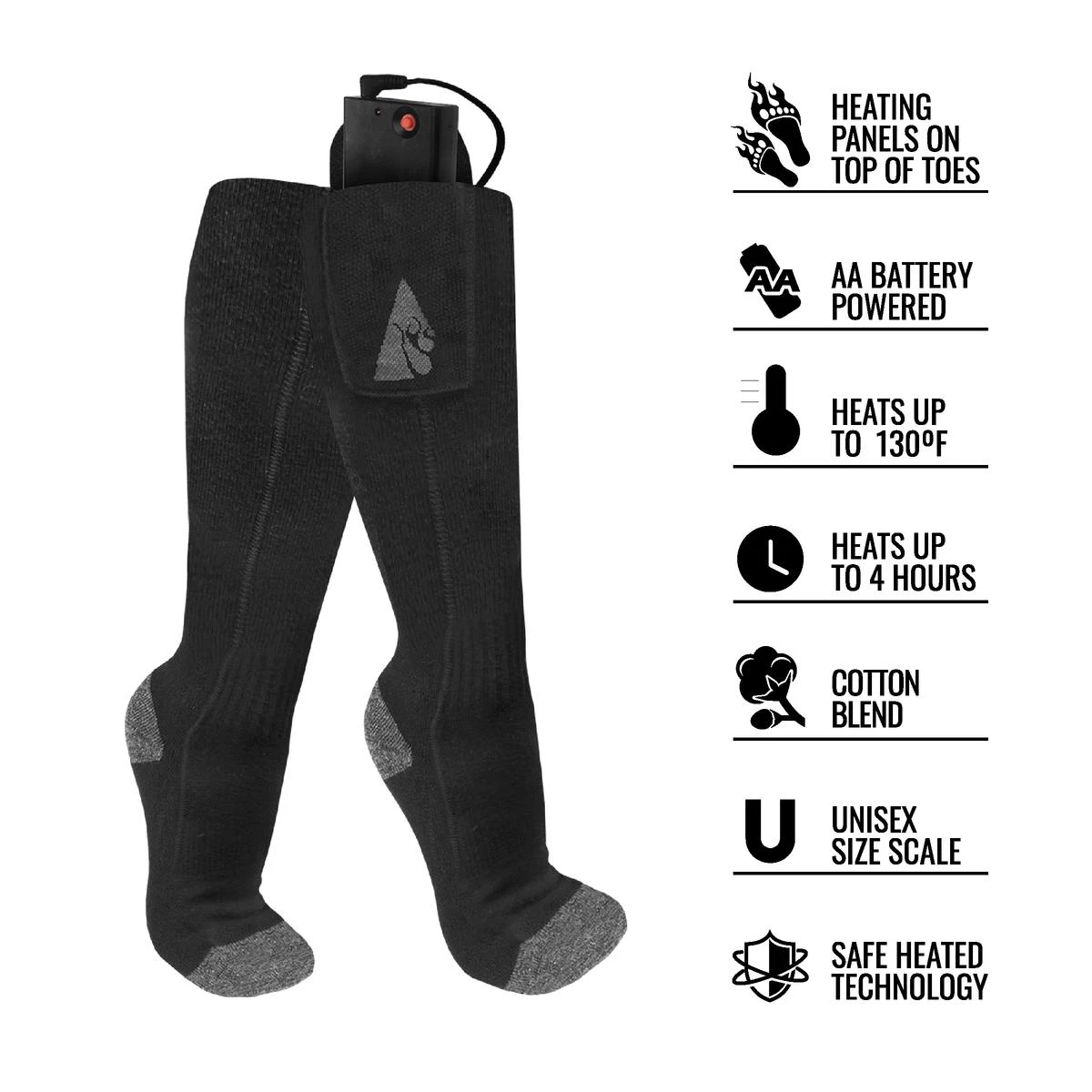 ActionHeat AA Classic Battery Heated Socks 8 ActionHeat AA Classic Battery Heated Socks - Image 6