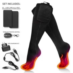 Aheata 5V Battery Heated Socks With Remote Control -Hestra Clothing Store aheata 5v battery heated socks with remote control 95