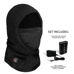 Aheata 7V Battery Heated Balaclava -Hestra Clothing Store aheata 7v battery heated balaclava 8
