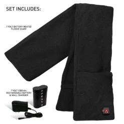Aheata 7V Battery Heated Fleece Scarf 12 Aheata 7V Battery Heated Fleece Scarf -Hestra Clothing Store aheata 7v battery heated fleece scarf 10
