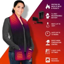 Aheata 7V Battery Heated Fleece Scarf 14 Aheata 7V Battery Heated Fleece Scarf -Hestra Clothing Store aheata 7v battery heated fleece scarf 12