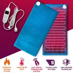 Aheata Heated Pad With Digital Controller -Hestra Clothing Store aheata heated pad with digital controller 13