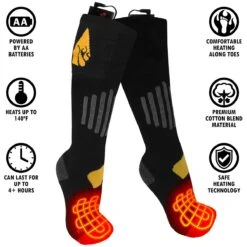 ActionHeat AA Cotton Battery Heated Socks -Hestra Clothing Store alphaheat aa battery heated socks 234