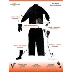 California Heat 12V All Weather Heated Gauntlet Gloves -Hestra Clothing Store california heat 12v all weather heated gauntlet gloves 123