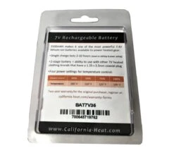 California Heat 7V Rechargeable Battery - 3500mAh -Hestra Clothing Store california heat 7v rechargeable battery 3500mah 135