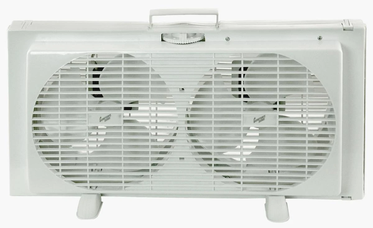 Comfort Zone 9 Inch Portable Twin Window Fan 3 Comfort Zone 9 Inch Portable Twin Window Fan
