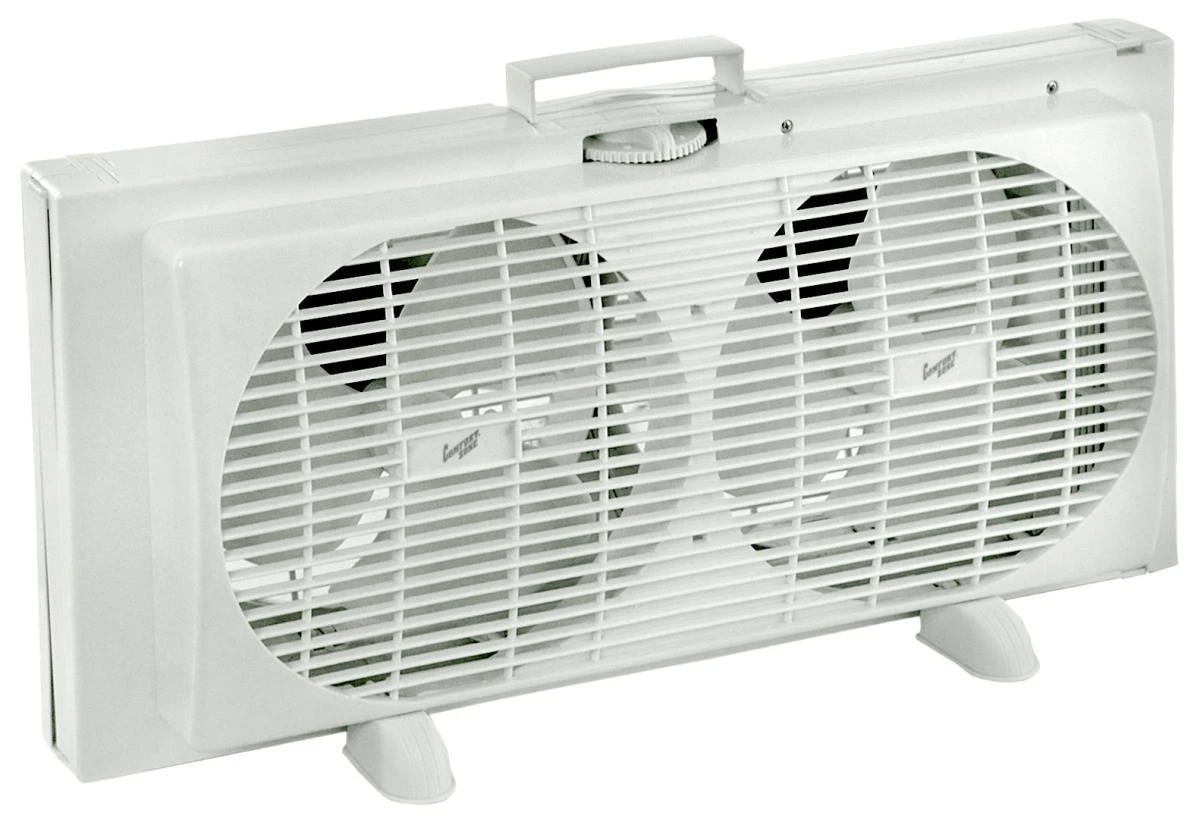 Comfort Zone 9 Inch Portable Twin Window Fan 4 Comfort Zone 9 Inch Portable Twin Window Fan - Image 2