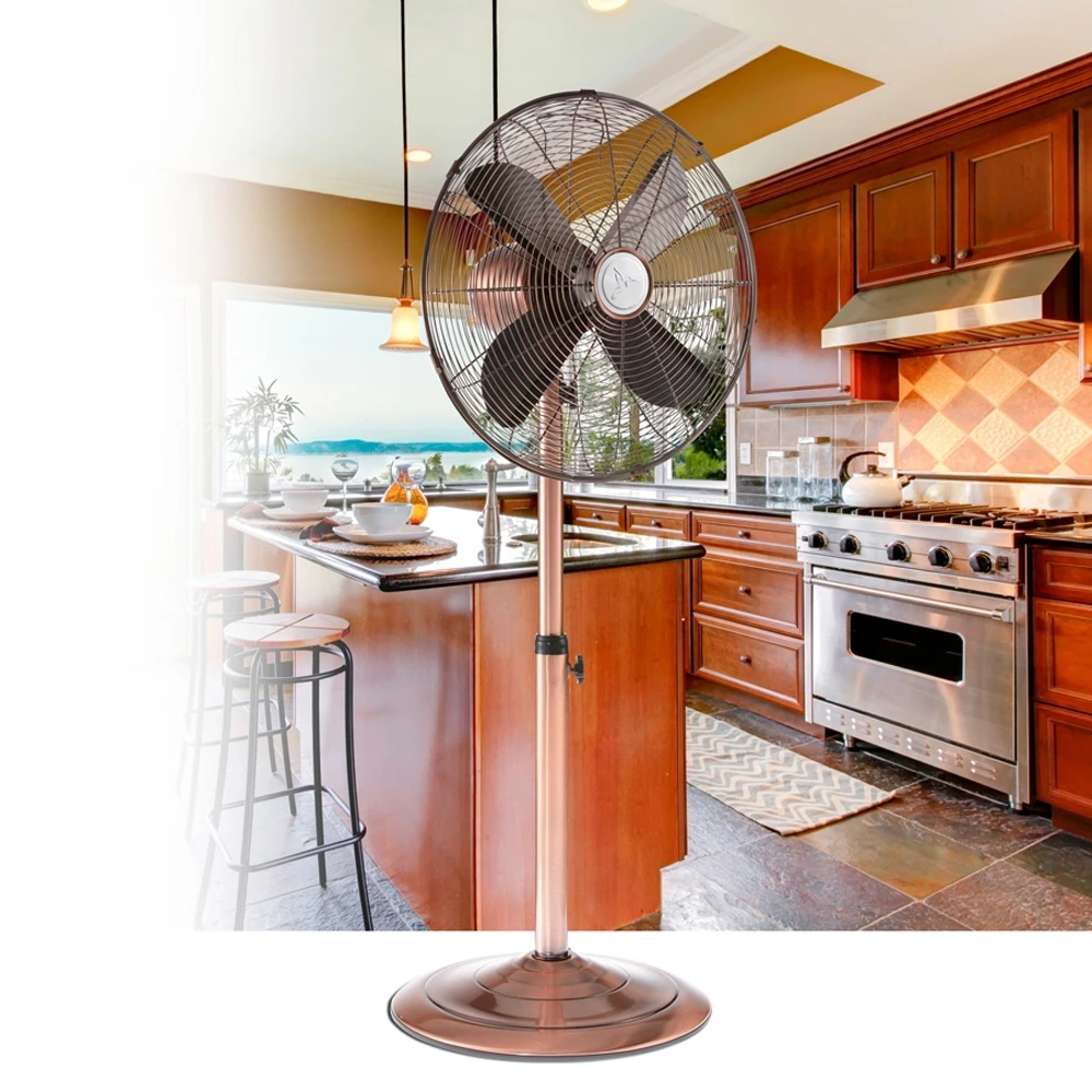 DecoBreeze Adjustable Height Floor Fan - Copper 4 DecoBreeze Adjustable Height Floor Fan - Copper - Image 2