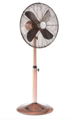 DecoBreeze Adjustable Height Floor Fan - Copper