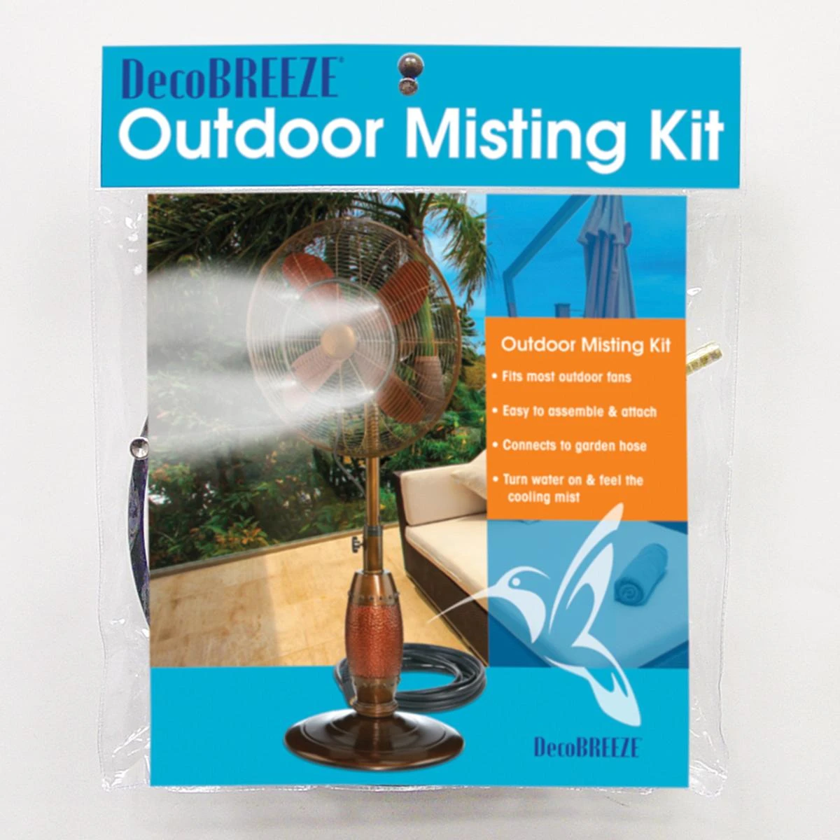 DecoBreeze Outdoor Fan Mist Kit 7 DecoBreeze Outdoor Fan Mist Kit - Image 5