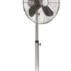 DecoBreeze Floor Fan - Adjustable Height - Stainless -Hestra Clothing Store decobreeze stainless metal adjustable floor fan 53