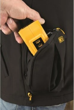 DeWalt 20V Soft Shell Heated Work Jacket With Battery Kit -Hestra Clothing Store dewalt 20v 12v max lithium ion soft shell heated jacket kit 97
