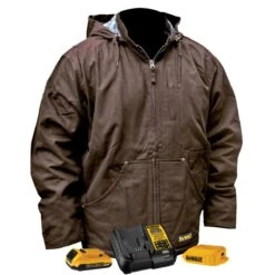 DeWalt 20V MAX XR Lithium Ion Heavy Duty Heated Work Jacket With Battery Kit -Hestra Clothing Store dewalt 20v max xr lithium ion heavy duty heated work jacket with battery kit 102