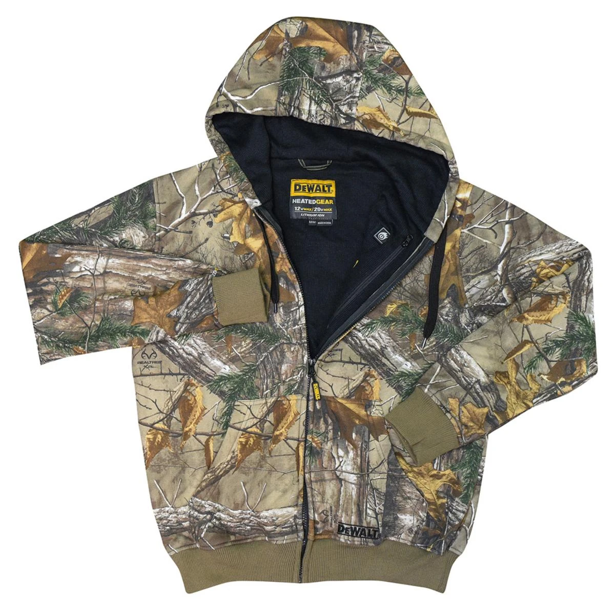 DeWalt 20V MAX XR Lithium Ion Realtree Xtra Camouflage Heated Hoodie With Battery Kit 6 DeWalt 20V MAX XR Lithium Ion Realtree Xtra Camouflage Heated Hoodie With Battery Kit - Image 4