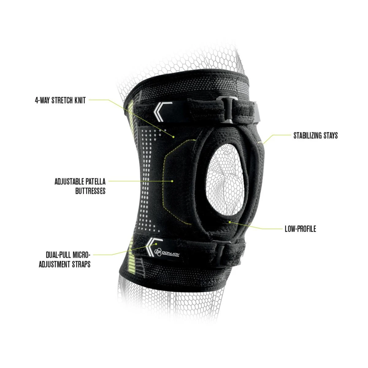 DonJoy Dual-Pull Patella Stabilizer Knee Sleeve 6 DonJoy Dual-Pull Patella Stabilizer Knee Sleeve - Image 4