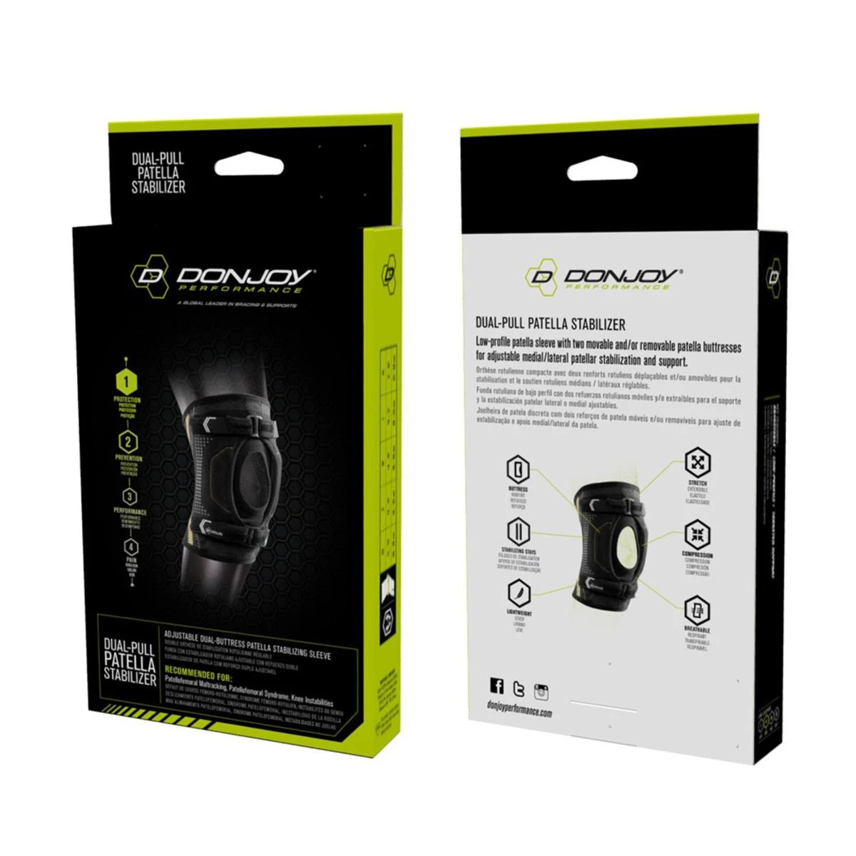 DonJoy Dual-Pull Patella Stabilizer Knee Sleeve 7 DonJoy Dual-Pull Patella Stabilizer Knee Sleeve - Image 5