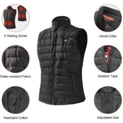 Dr.Warm 5V Heated Unisex Vest -Hestra Clothing Store dr warm 5v heated unisex vest 111