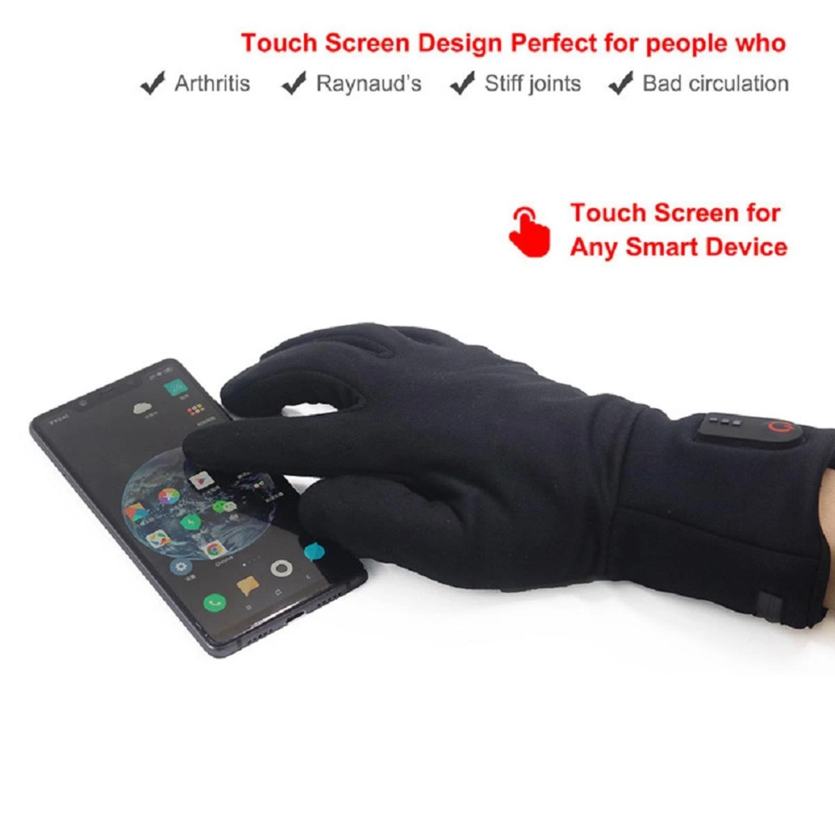 Dr.Warm Factory Rechargeable Battery Electric Winter Inner Thin Heated Gloves 6 Dr.Warm Factory Rechargeable Battery Electric Winter Inner Thin Heated Gloves - Image 4