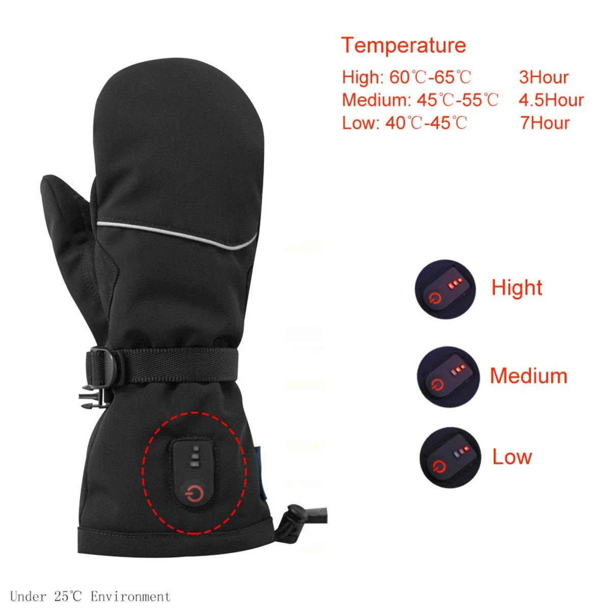 Dr.Warm Fingerless Heating Mitten Gloves 6 Dr.Warm Fingerless Heating Mitten Gloves - Image 4